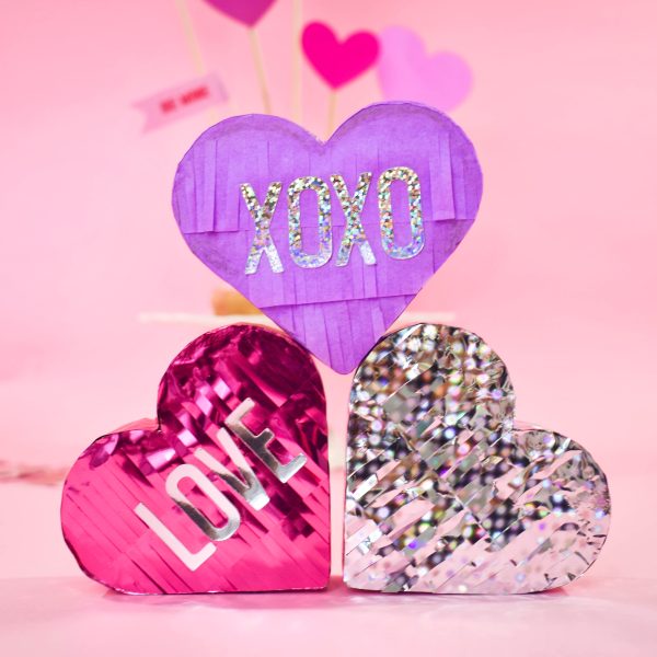 Piñata de Corazón Valentine